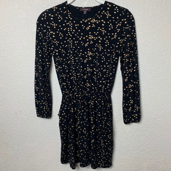 Imoga Other - Girls Boutique Imoga Black Dress w Gold Stars - 10